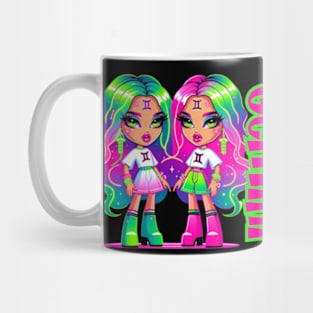 Gemini Szn Dollz Zodiac Birthday Baddie Anime Y2K Mug